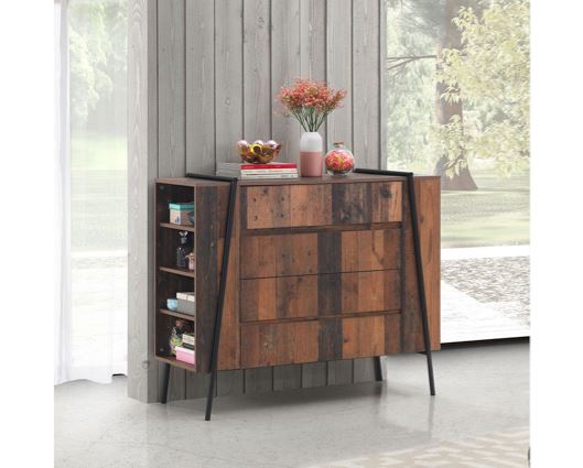 Abbey 3 Piece Bedroom Set 4 Drawers