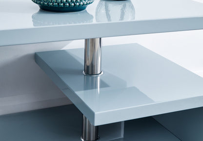 Arctic High Gloss LED Coffee Table-Grey