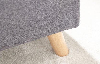 Scorento Ottoman Storage Unit-Light Grey