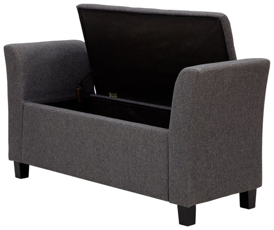 Vanessa Window Seat-Charcoal