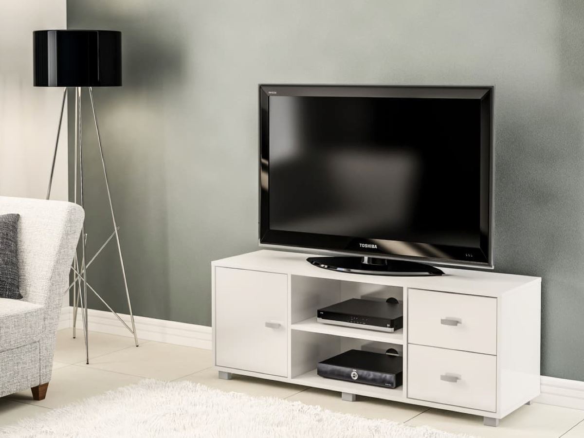 Cayden TV Unit - White