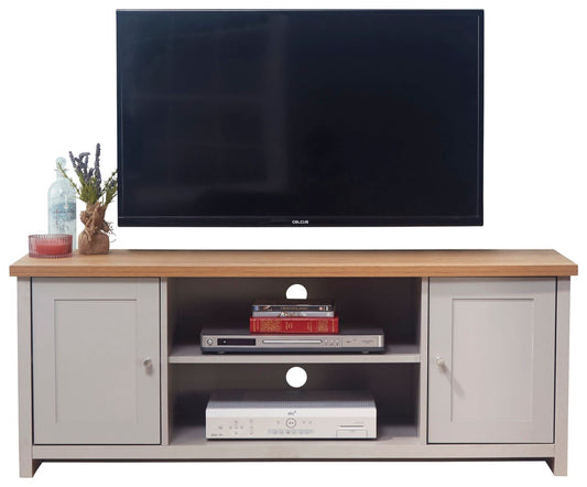 Lachlan Large TV Unit-Grey