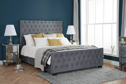 Marquis Super King Bed - Grey