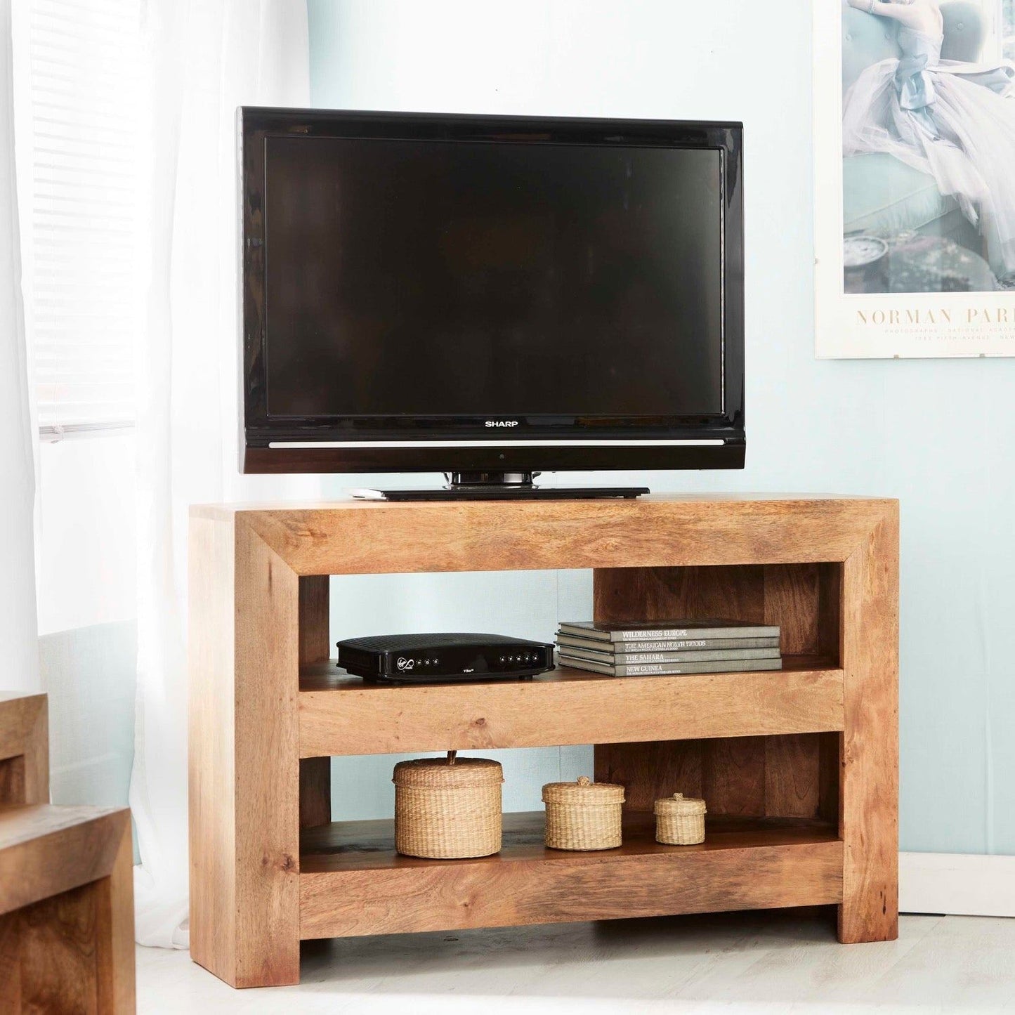 Sapeli Light Corner TV Unit