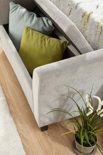 Vanessa Diamante Window Seat-Silver