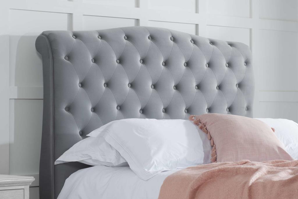 Colorado Super King Bed - Grey