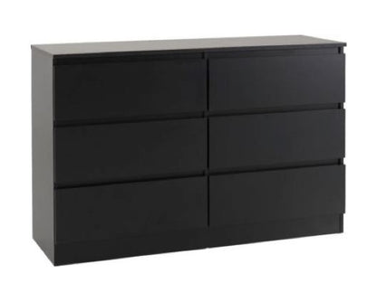 Marcus 8 Drawer Chest - Black