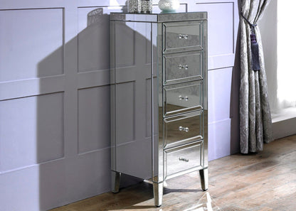 Vivienne 5 Drawer Narrow Chest