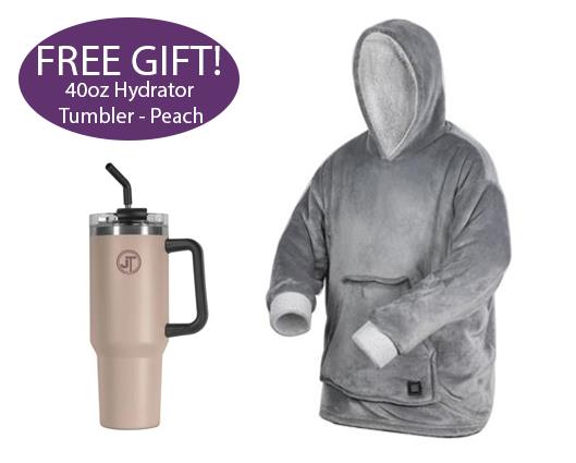 Daewoo Oversized Heated Hoodie with FREE GIFT