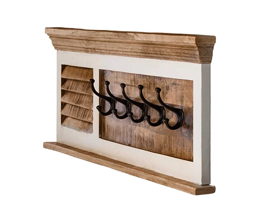 Arianna Wood Hook/Coat Hanger Wall
