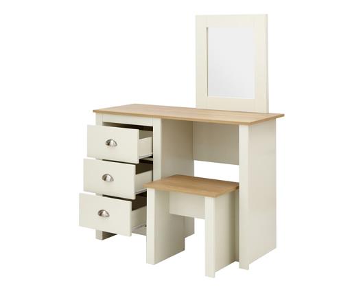 Lachlan Dressing Table Set- Cream