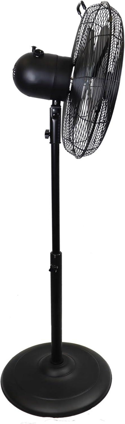 Igenix 16" Pedestal Fan Black