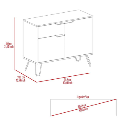 Matteo Small Sideboard with 2 Doors, 1 Drawer