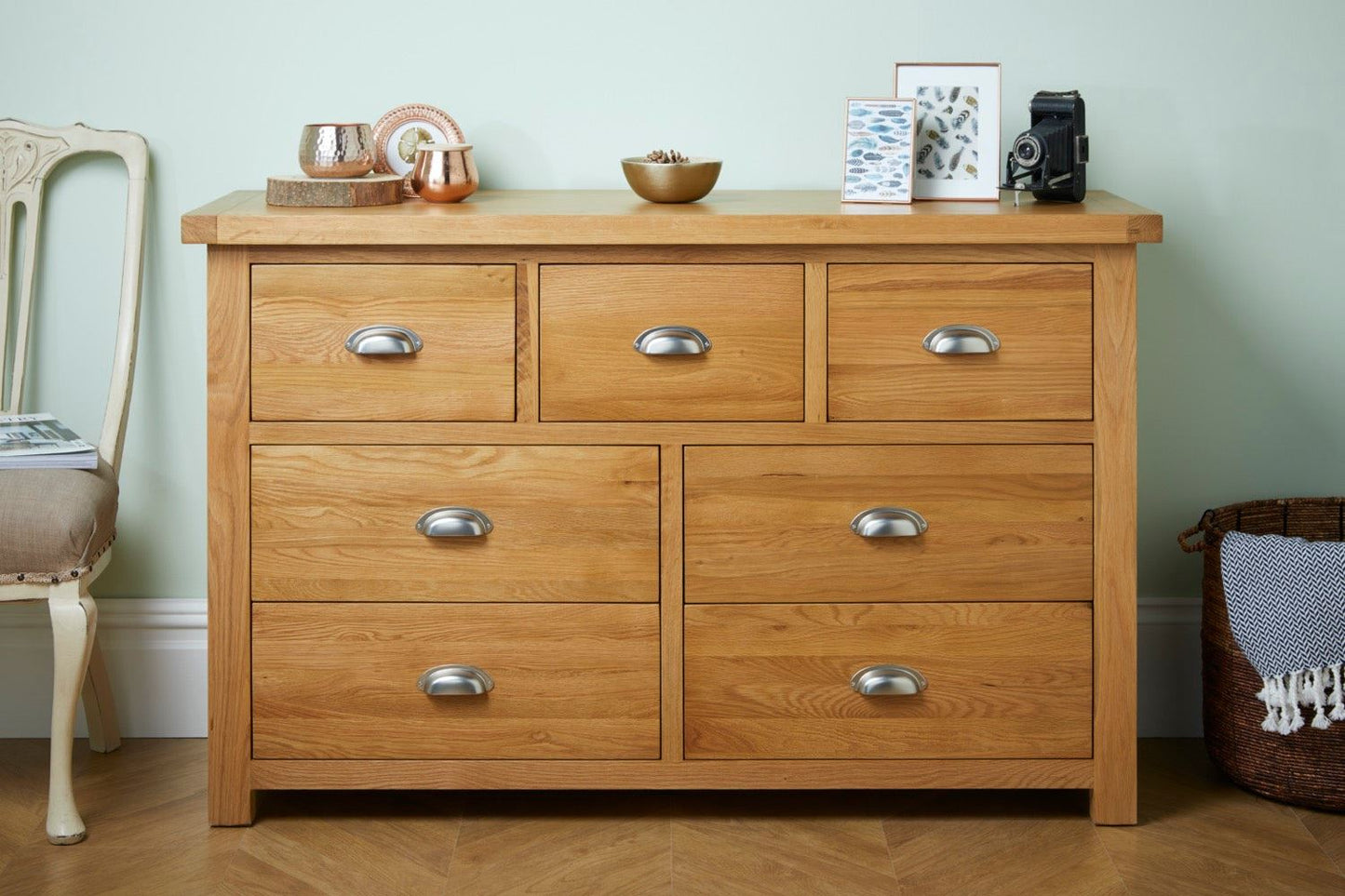 Winona 4 + 3 Chest - Oak