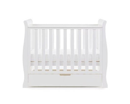Seren Space Saver Cot + Sprung Mattress - White