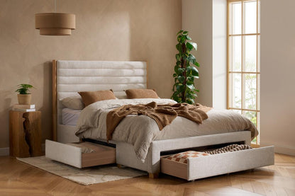 Arabella King Bed - Grey