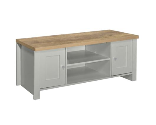 Highgate Large TV Unit - Grey