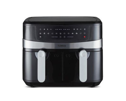 Tower Vortx 9L Dual Basket Air Fryer Black