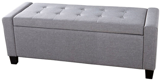 Vanessa Ottoman Bench-Grey