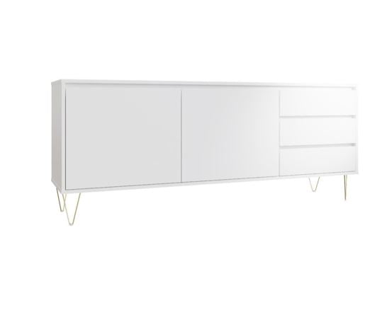 Maeve 2 Door 3 Drawer Cabinet- White