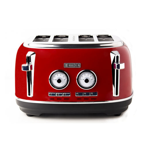 Haden Jersey 4 Slice Toaster Red