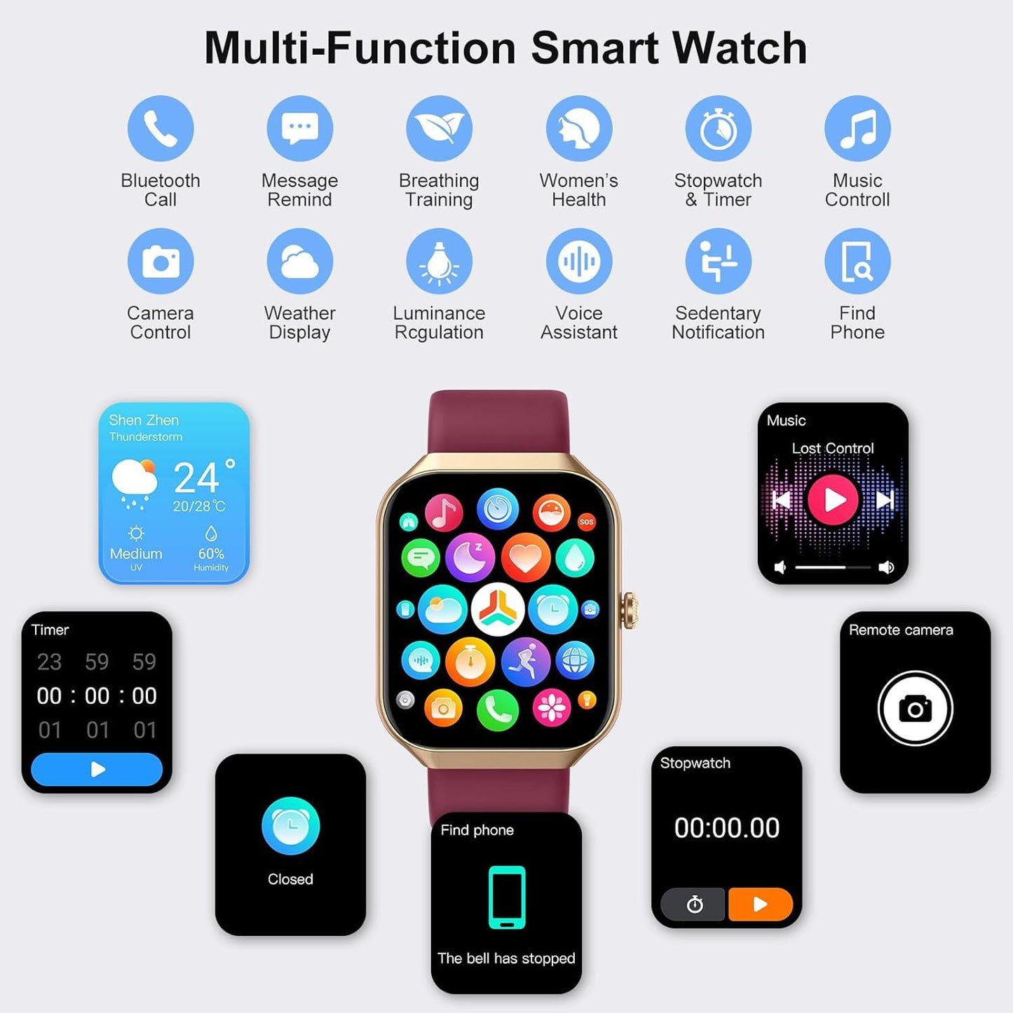 Smart Watch - Cherry