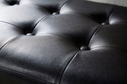 Vanessa Ottoman Bench-Black