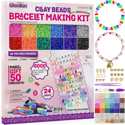 Clay Beads Bracelet Making Kit