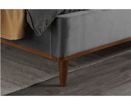 Lincoln King Bed - Grey