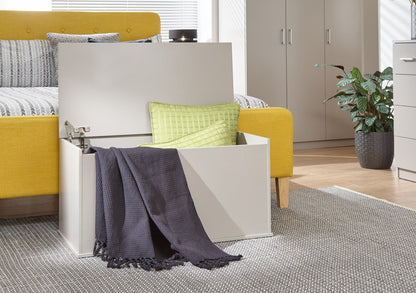 Princeton Ottoman Storage Box-Grey