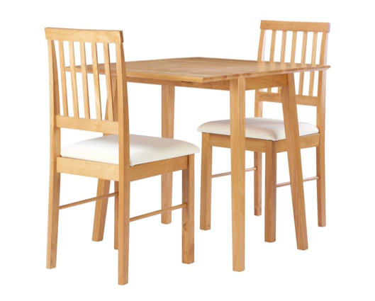 Drop Leaf Dining Set - Oak