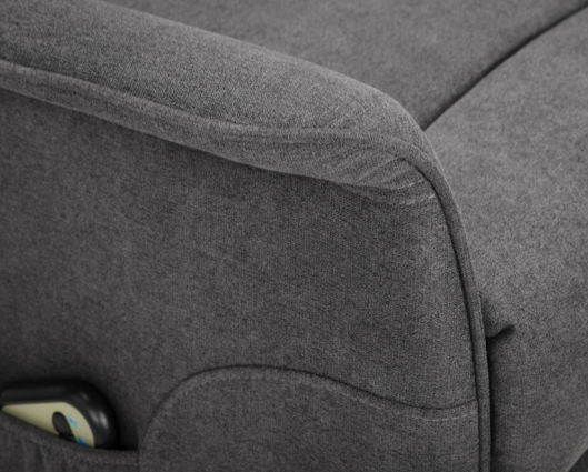 Hectar Rise & Recliner - Charcoal Fabric
