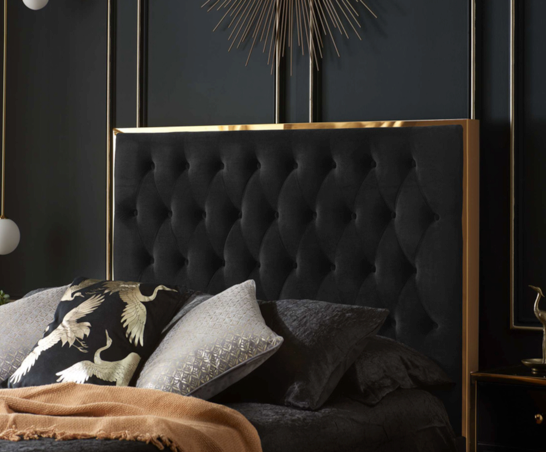 Celin King Bed- Black