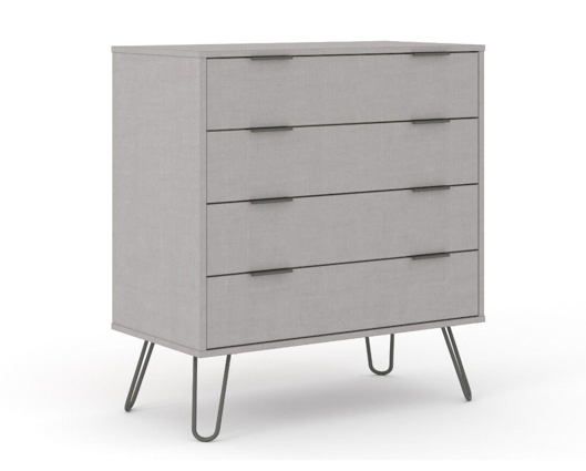 Austin Grey 4 Drawer Chest of Drawers
