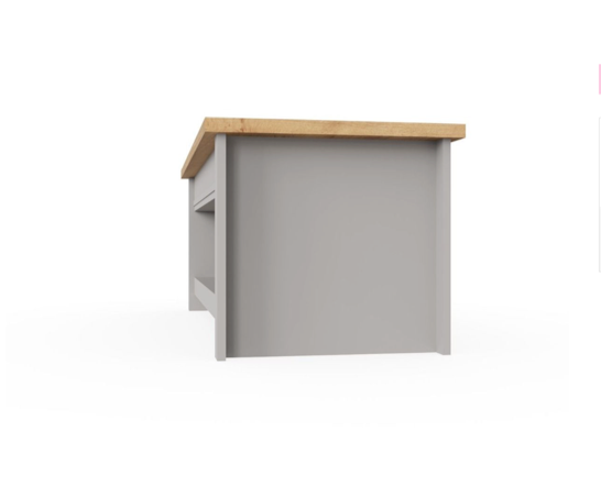 Lincoln Slide Top Coffee Table- Light Grey