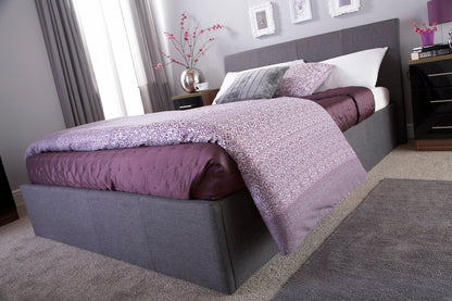 Axn King Ottoman-Grey Fabric Bed