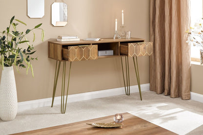 Oslo 2 Drawer Console Desk
