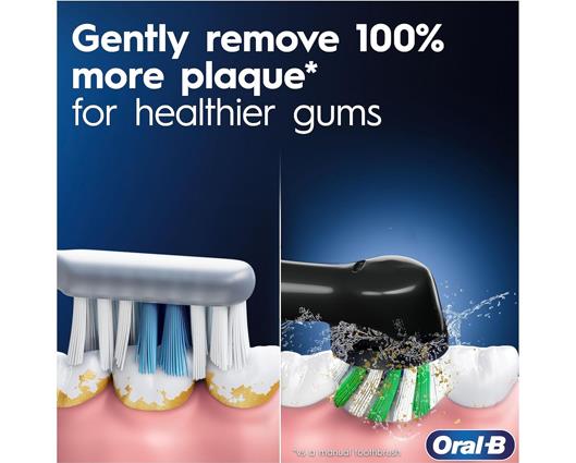 Oral-B Pro 3 Electric Toothbrush with Travel Case - Black