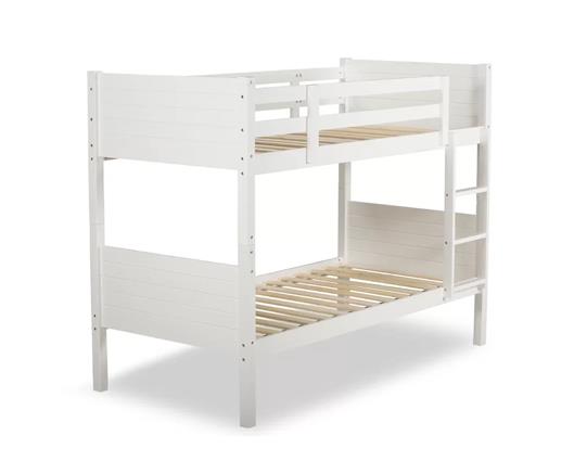 Castleton Solid Wood Bunk Bed White