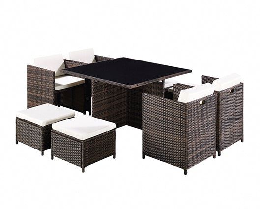 Vernon Brown 9PC Cube Set & Cover