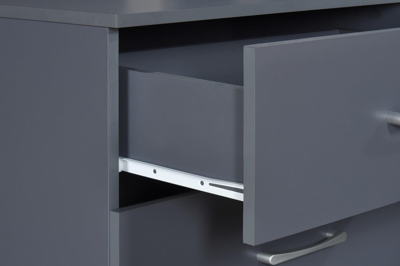 Highbury 3 Piece Bedroom Set - Dark Grey