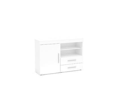Edgeware 1 Door 2 Drawer Sideboard- White