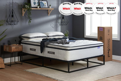 Roll Up Space 2000 Pocket Sprung Boxtop Mattress (35cm Depth) - Single