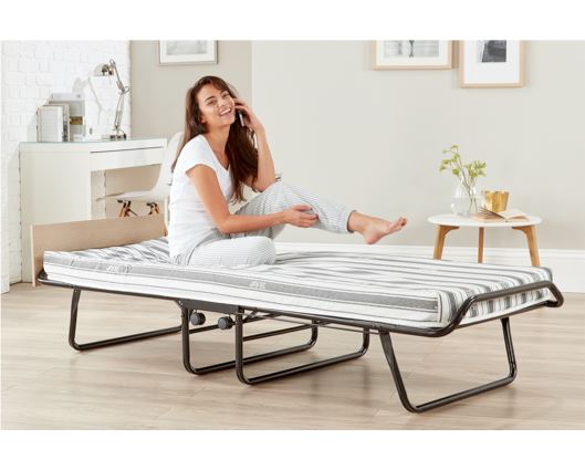 Jay-Be Supreme Automatic Folding Bed with Rebound e-FibreÃ‚Â® Mattress - Small Double