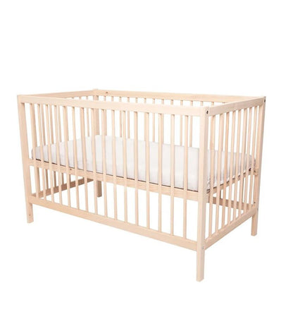Ella Wooden Cot - 120 x 60 with Fibre Cot Mattress