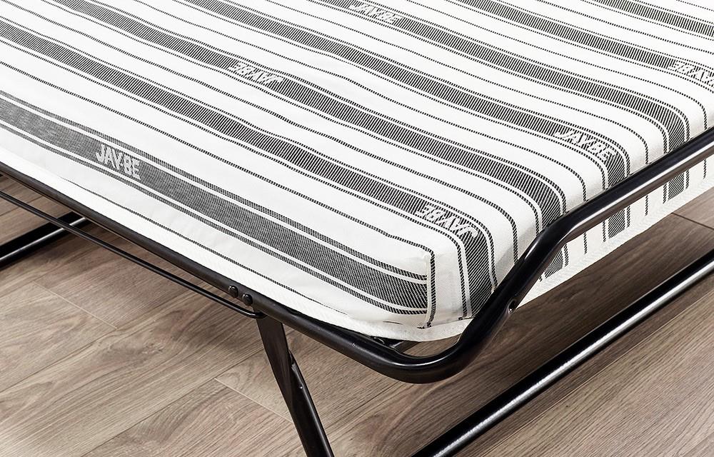 Jay-Be Supreme Automatic Folding Bed with Rebound e-Fibre Mattress-Single
