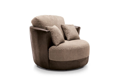 Sofia Swivel Chair - Brown