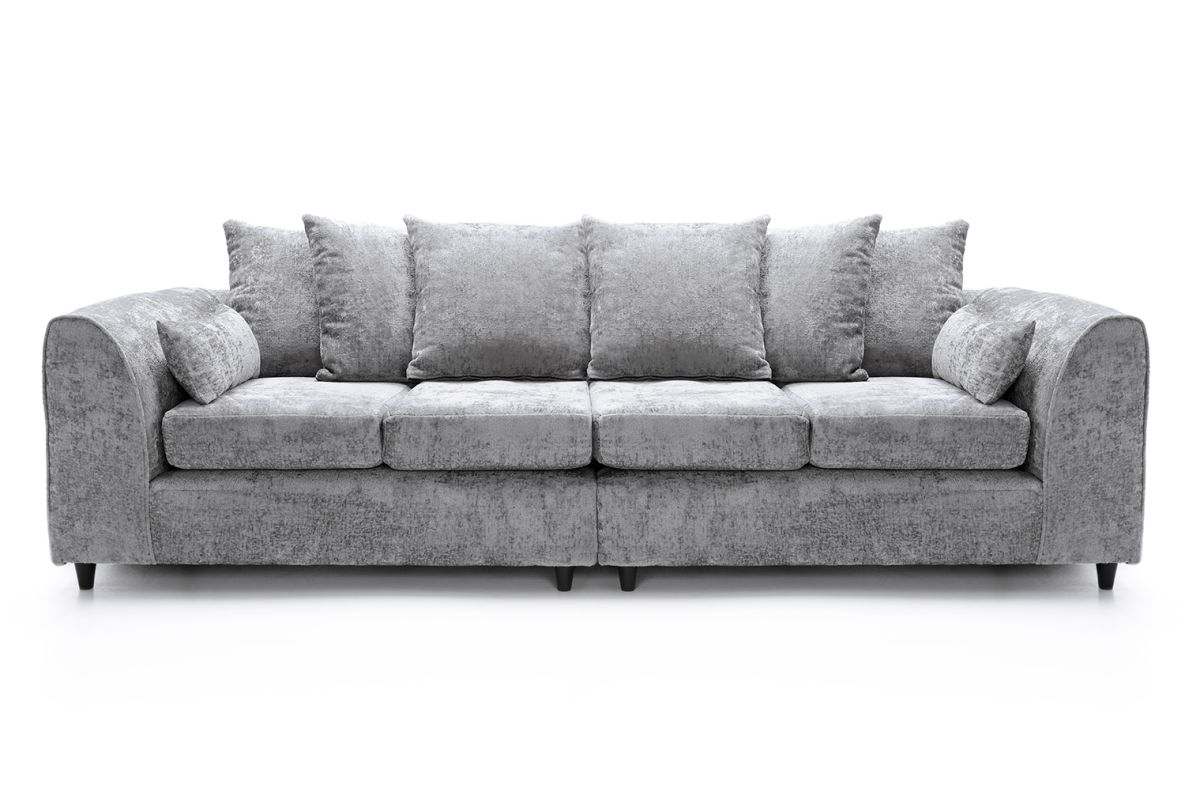 Heidi 4 Seater Sofa - Light Grey