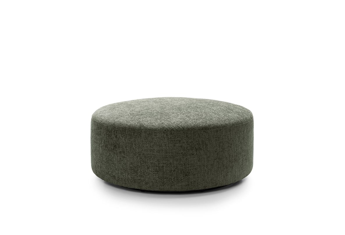 Iris Large Swivel Footstool - Rifle Green
