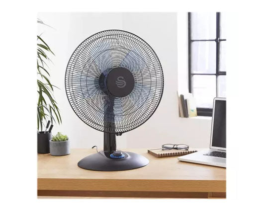Swan Activair 12" Silence & Turbo Desk Fan